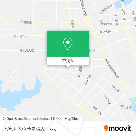 好药师大药房(常福店)地图