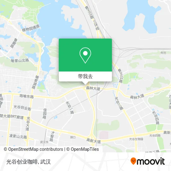 光谷创业咖啡地图