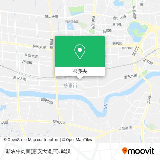 新农牛肉面(惠安大道店)地图