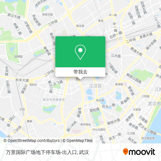 万景国际广场地下停车场-出入口地图