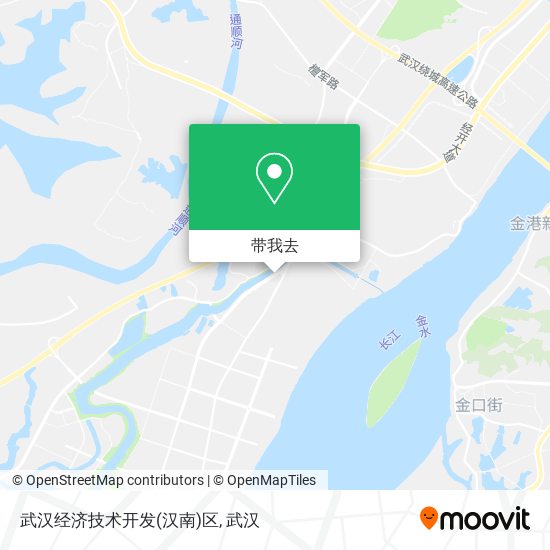 武汉经济技术开发(汉南)区地图