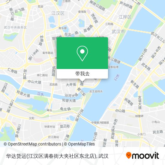 华达货运(江汉区满春街大夹社区东北店)地图