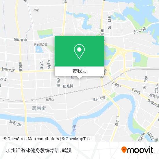 加州汇游泳健身教练培训地图