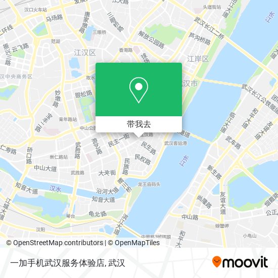 一加手机武汉服务体验店地图