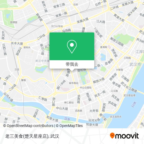 老三美食(楚天星座店)地图