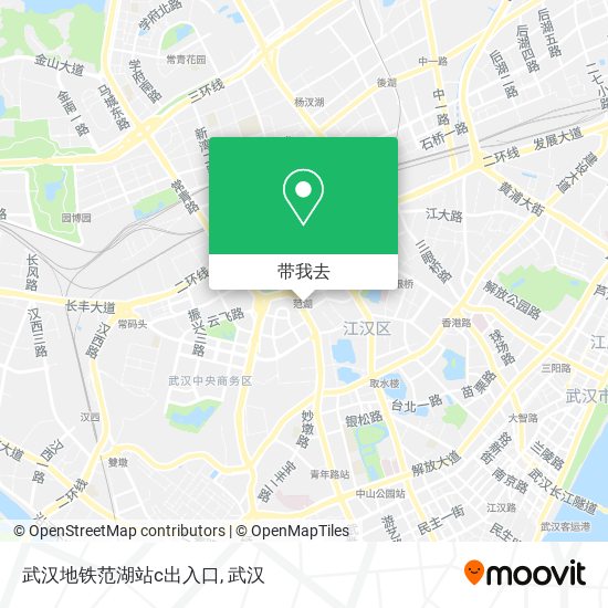 武汉地铁范湖站c出入口地图