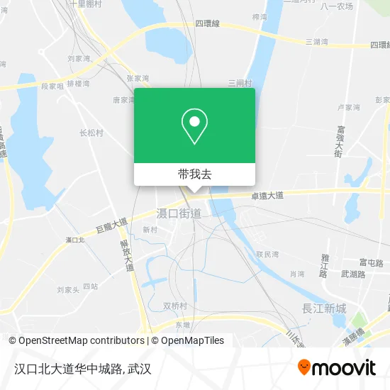 汉口北大道华中城路地图