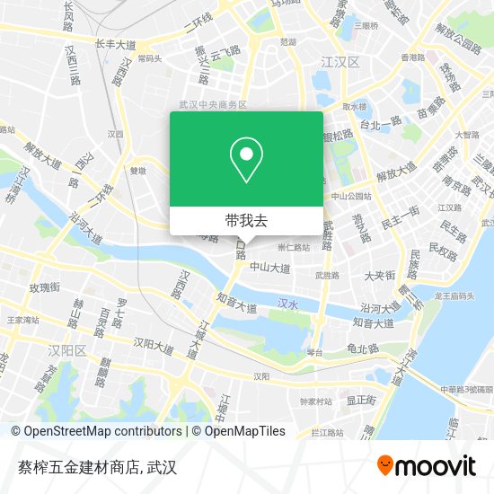 蔡榨五金建材商店地图