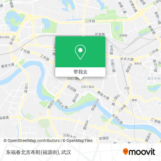 东福春北京布鞋(福源街)地图