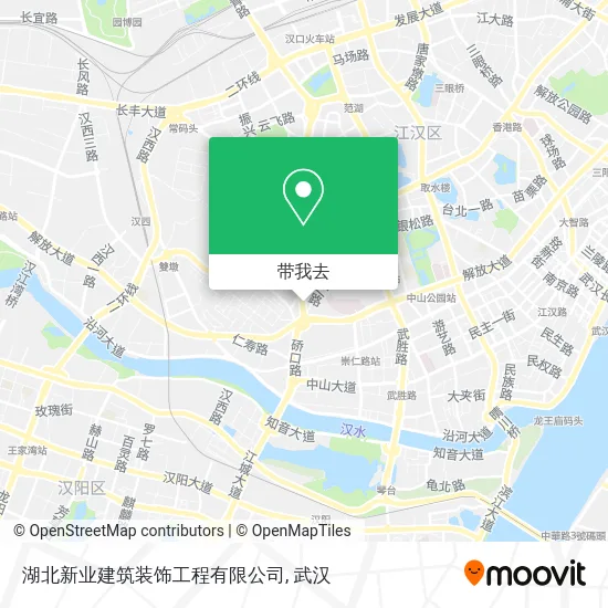湖北新业建筑装饰工程有限公司地图