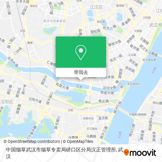 中国烟草武汉市烟草专卖局硚口区分局汉正管理所地图