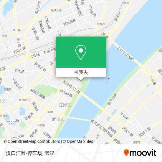 汉口江滩-停车场地图