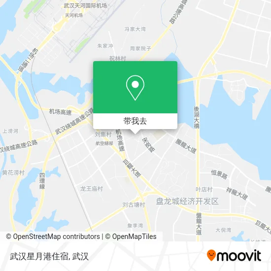武汉星月港住宿地图
