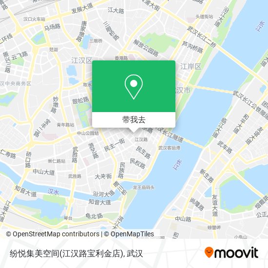 纷悦集美空间(江汉路宝利金店)地图
