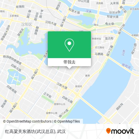 红高粱关东酒坊(武汉总店)地图