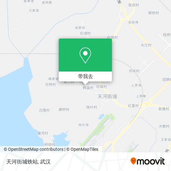 天河街城铁站地图