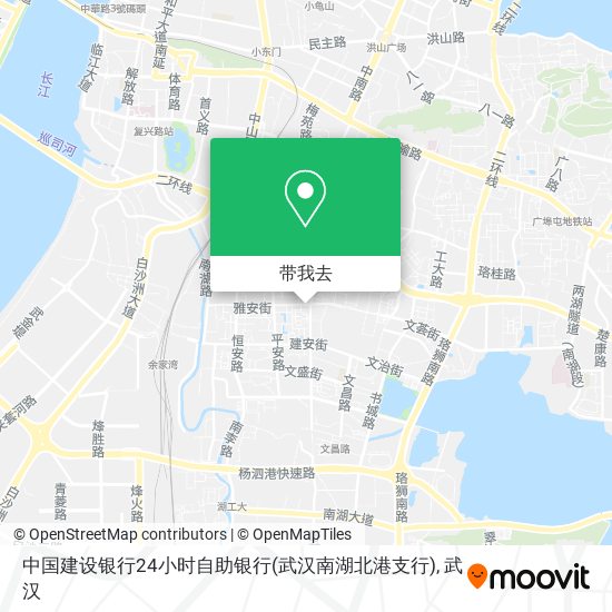 中国建设银行24小时自助银行(武汉南湖北港支行)地图