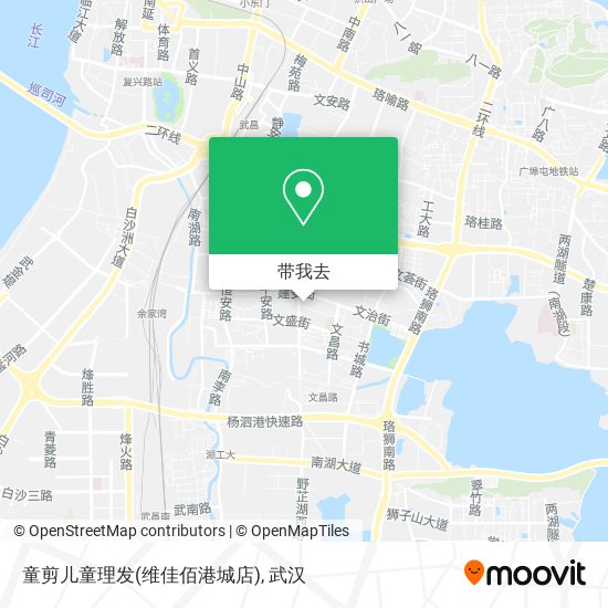 童剪儿童理发(维佳佰港城店)地图