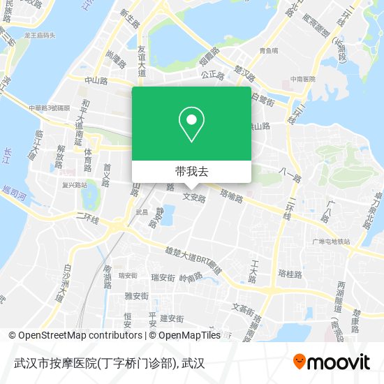 武汉市按摩医院(丁字桥门诊部)地图