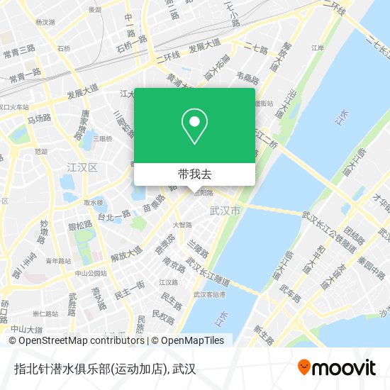 指北针潜水俱乐部(运动加店)地图