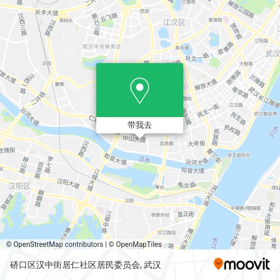 硚口区汉中街居仁社区居民委员会地图