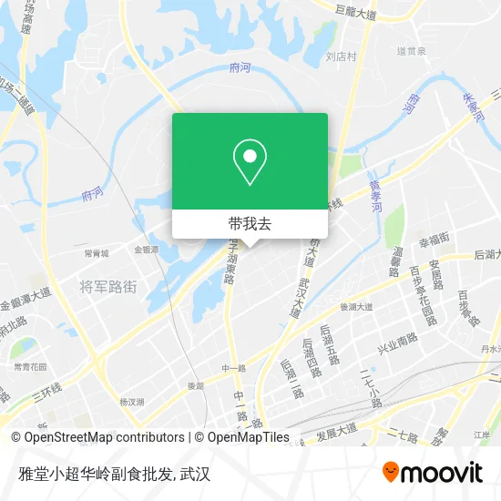 雅堂小超华岭副食批发地图
