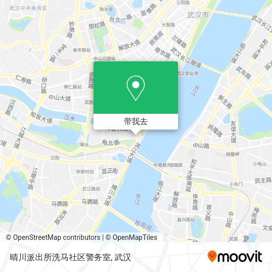 晴川派出所洗马社区警务室地图