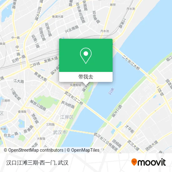 汉口江滩三期-西一门地图