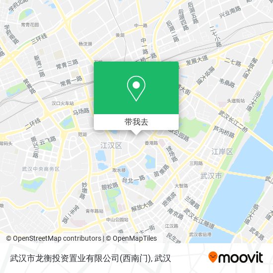 武汉市龙衡投资置业有限公司(西南门)地图