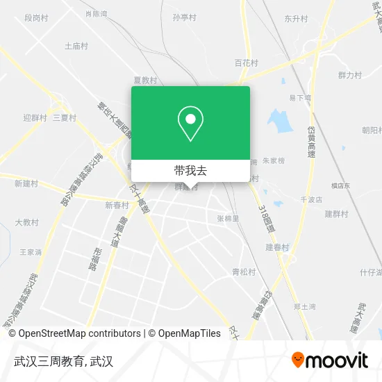 武汉三周教育地图