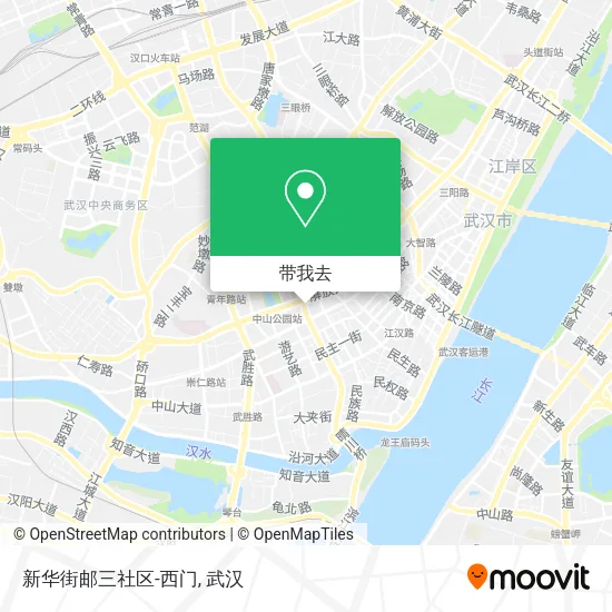 新华街邮三社区-西门地图