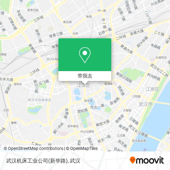 武汉机床工业公司(新华路)地图