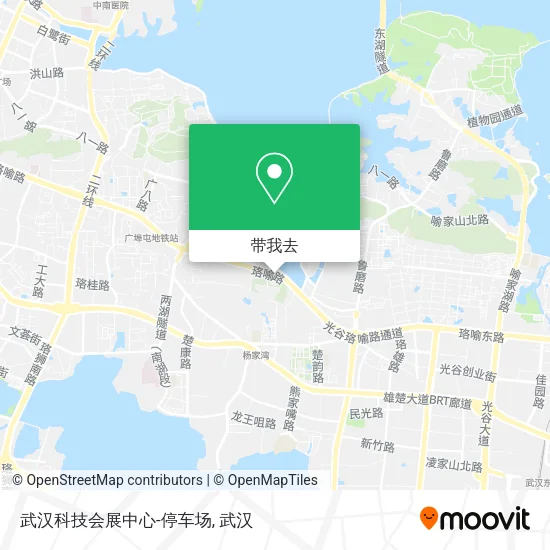 武汉科技会展中心-停车场地图