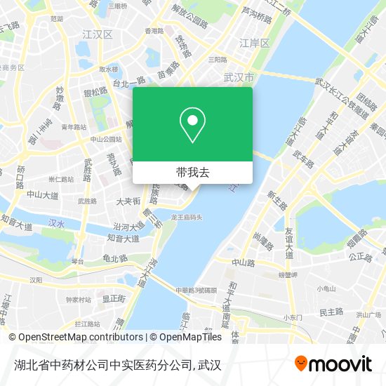湖北省中药材公司中实医药分公司地图