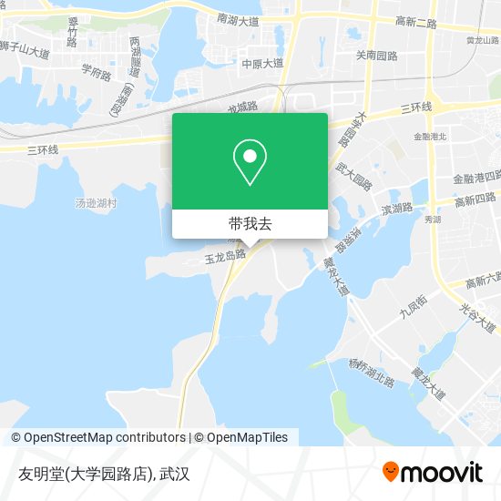 友明堂(大学园路店)地图