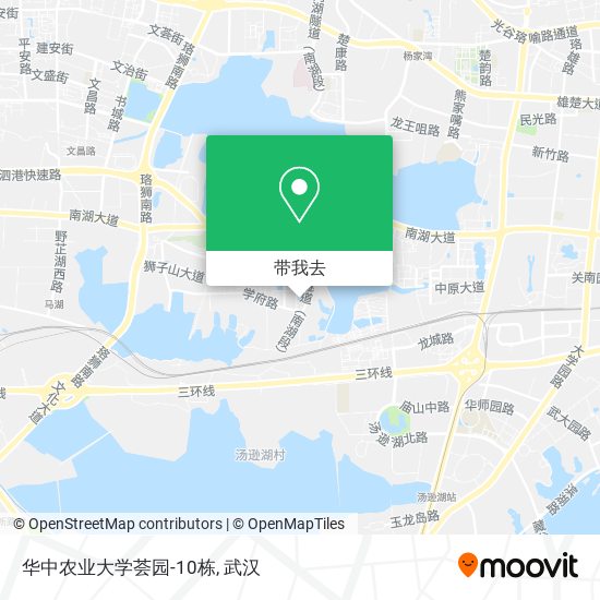 华中农业大学荟园-10栋地图