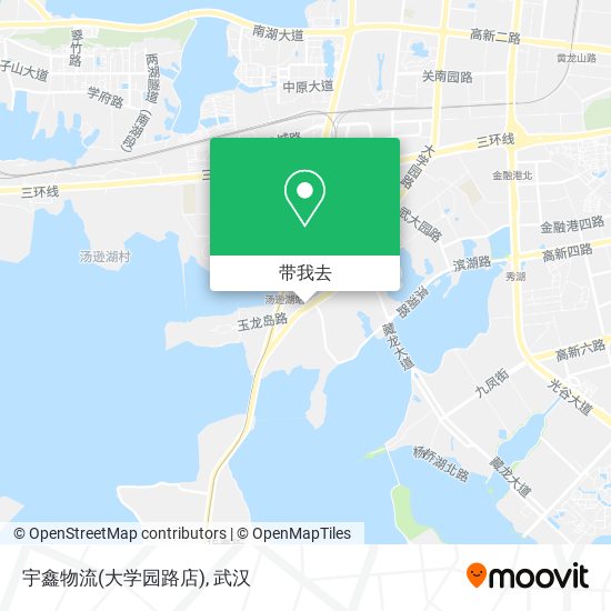 宇鑫物流(大学园路店)地图