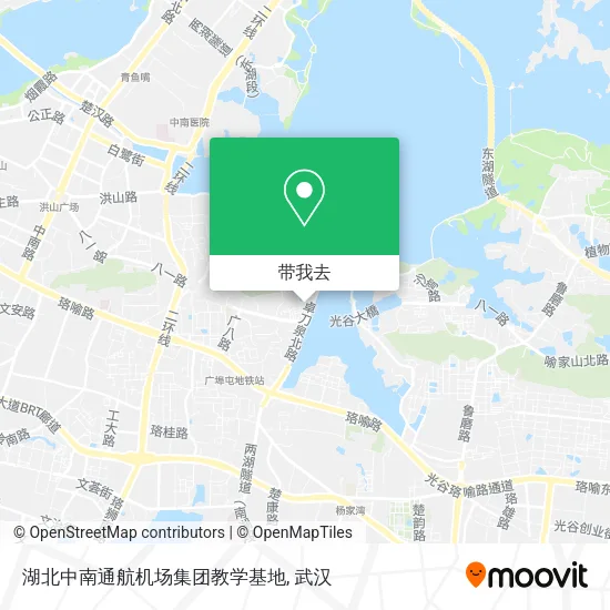 湖北中南通航机场集团教学基地地图