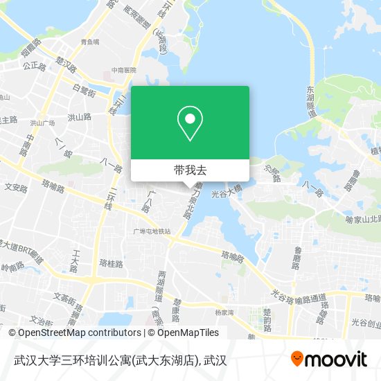 武汉大学三环培训公寓(武大东湖店)地图