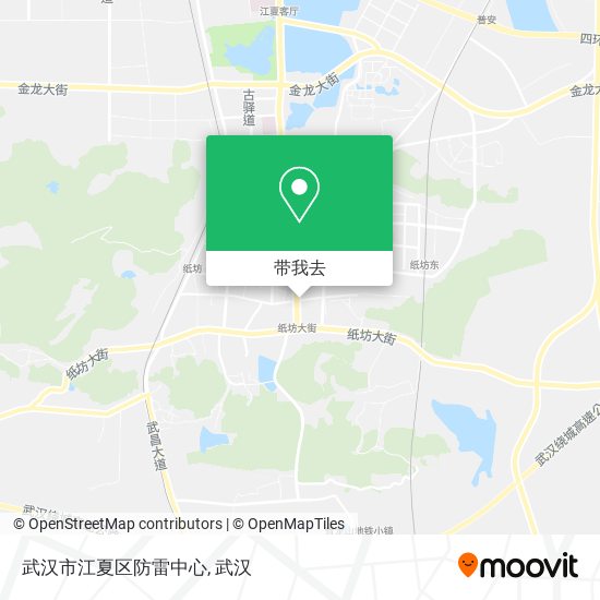 武汉市江夏区防雷中心地图