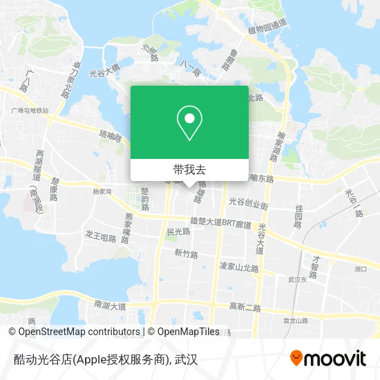 酷动光谷店(Apple授权服务商)地图