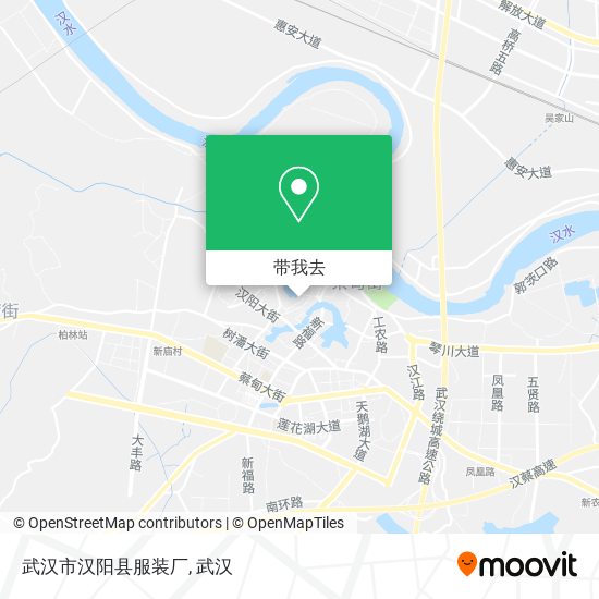 武汉市汉阳县服装厂地图
