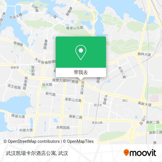 武汉凯瑞卡尔酒店公寓地图