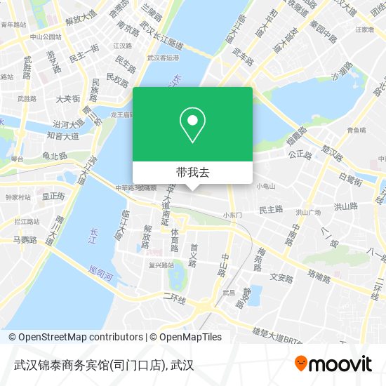 武汉锦泰商务宾馆(司门口店)地图