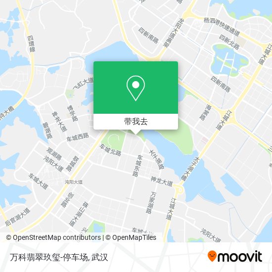 万科翡翠玖玺-停车场地图