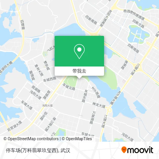 停车场(万科翡翠玖玺西)地图