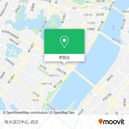 恒大滨江中心地图