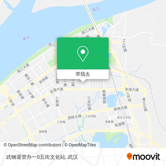 武钢退管办一0五街文化站地图