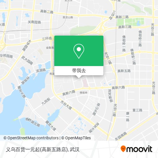 义乌百货一元起(高新五路店)地图