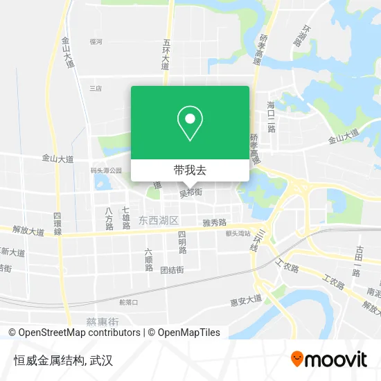 恒威金属结构地图